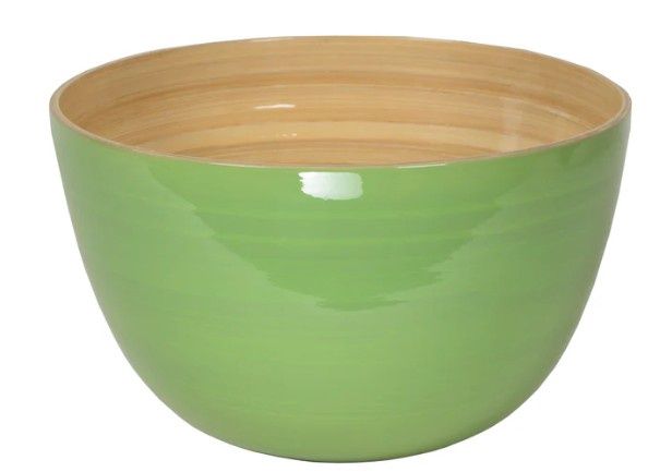 Bamboo Mixing Bowl, Color: Pastel Green