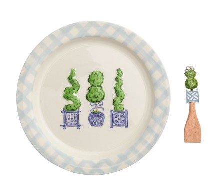 Topiary Round Platter SET