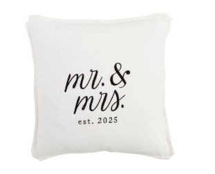 Mr &amp; Mrs 2026 Pillow