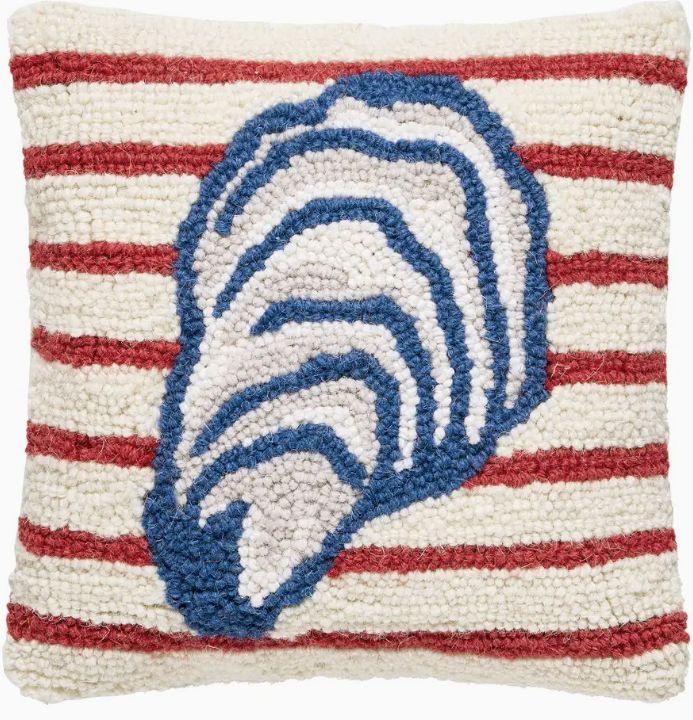 Stripe Oyster Hook Pillow
