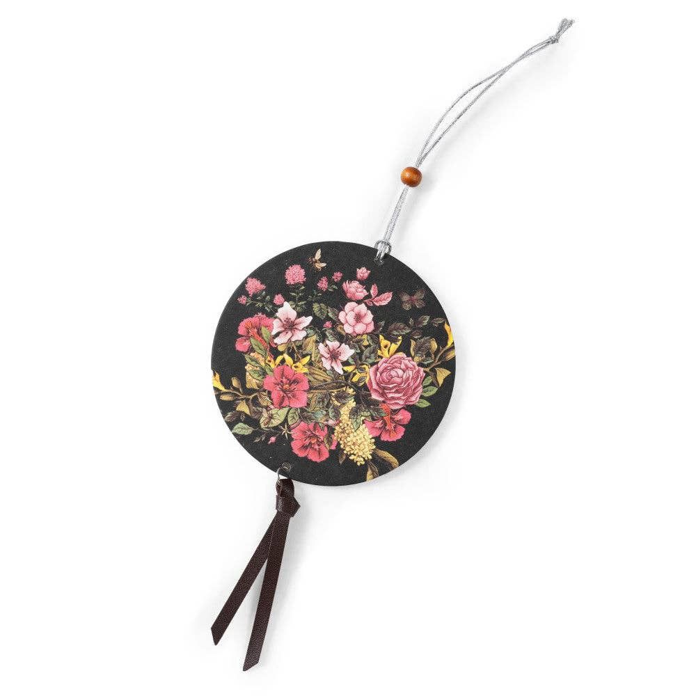 Car Air Freshners (Blk Flrl Bouquet) SET/2