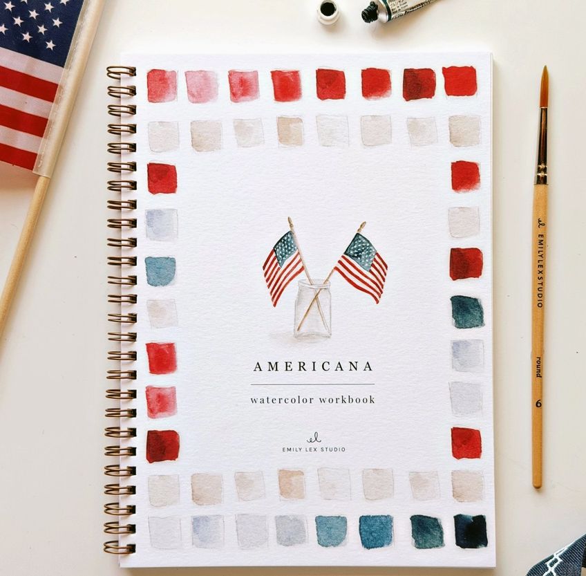 Americana Watercolor Workbook