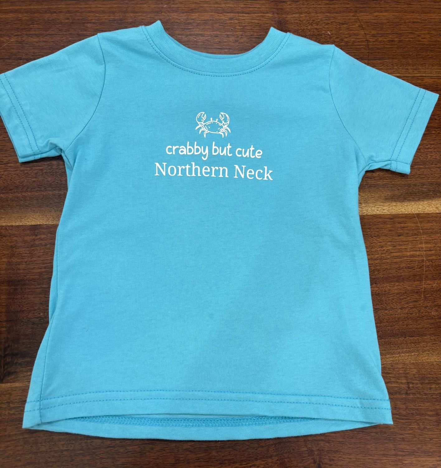Crabby but Cute NNK S/S Tee, Color: Caribbean, Size: 2T