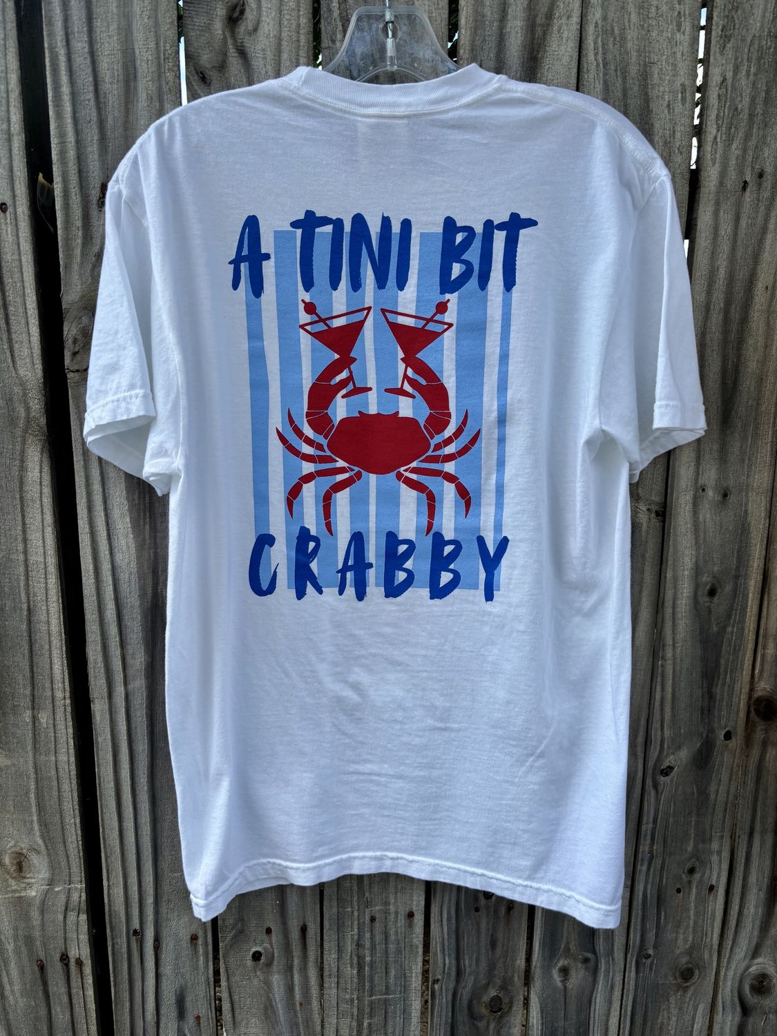Tini bit Crabby NNK S/S Tee, Color: White, Size: Small
