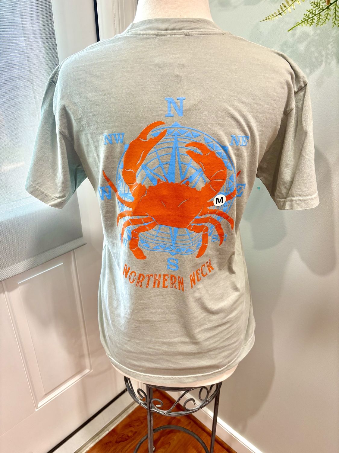 NNK Compass Crab S/S Tee, Color: Bay, Size: Small