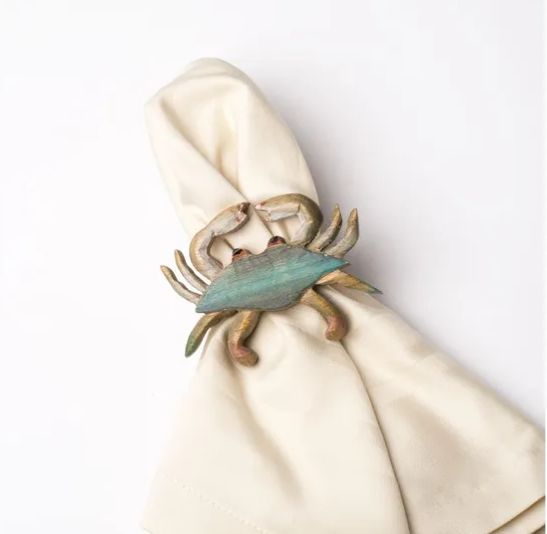 Blue Crab Napkin Ring