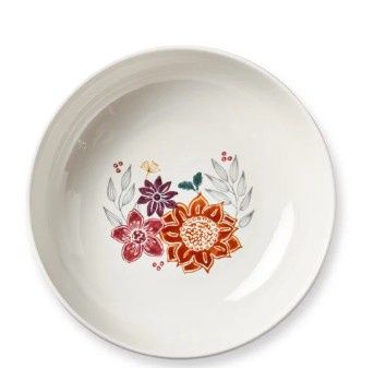 Autumn Bloom Serving Bowl