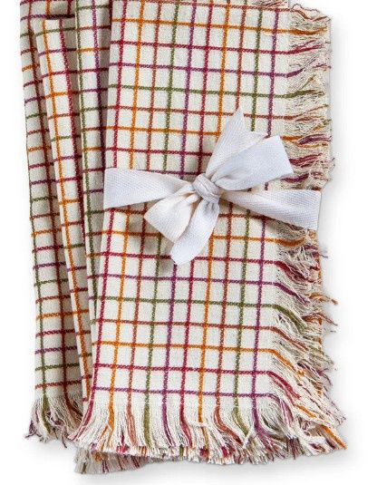 Autumn Window Pane Napkin
