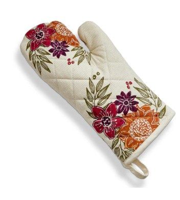 Autumn Bloom Oven Mitt
