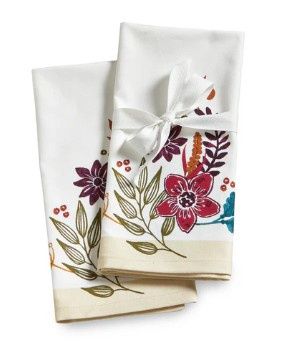 Autumn Bloom Guest Towel Set