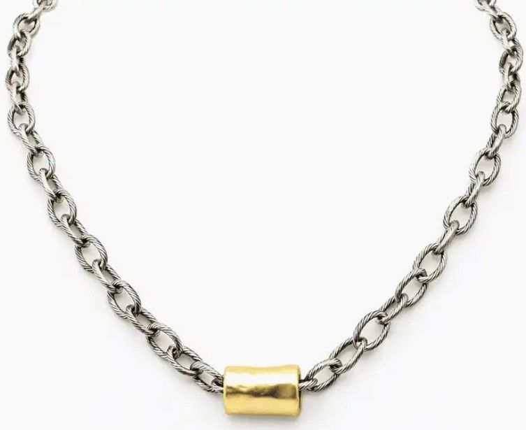 Allure Mixed Metal Statement Necklace