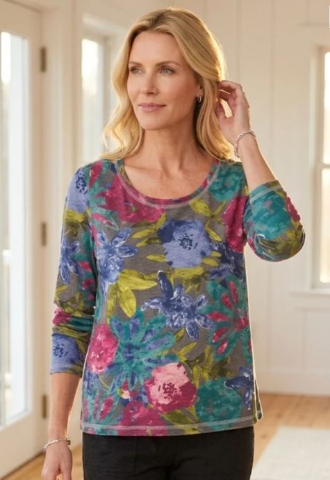 Botanical Bloom Layer Tee