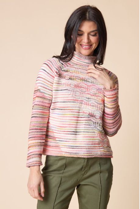 Highland Mix Stitch Pullover