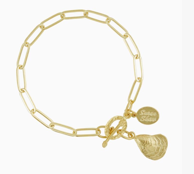 Oyster Paperclip Bracelet