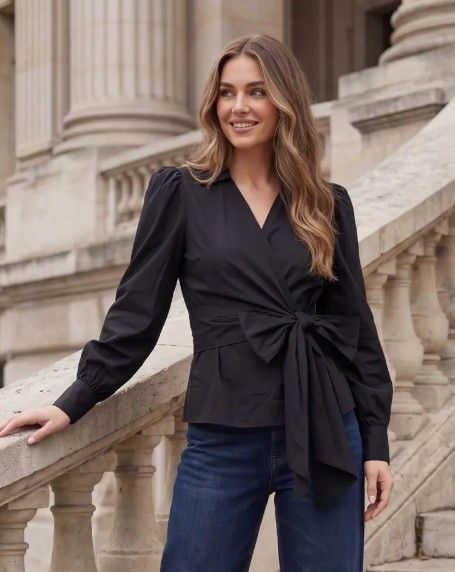 Side Tie L/S Top