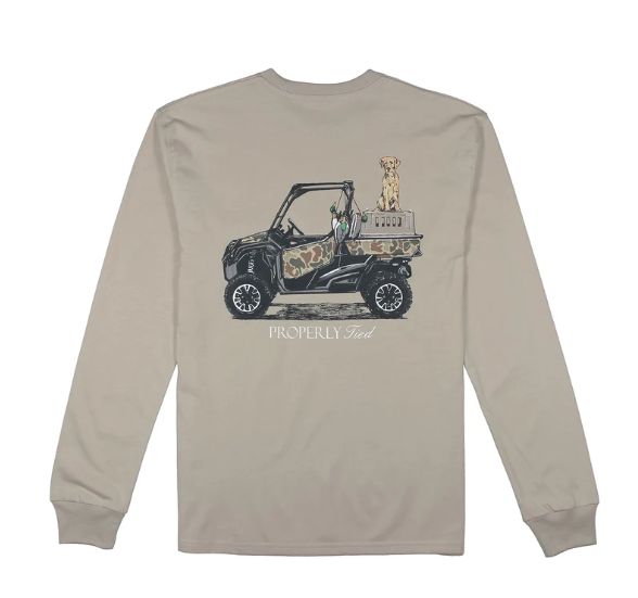 Trail Tradition L/S Tee, Color: Linen, Size: Small