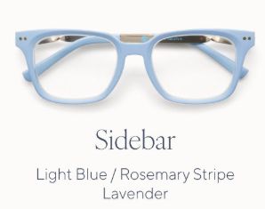 Sidebar, Color: Lt Blu/Rsmry Stripe Lav, Size: 1.50