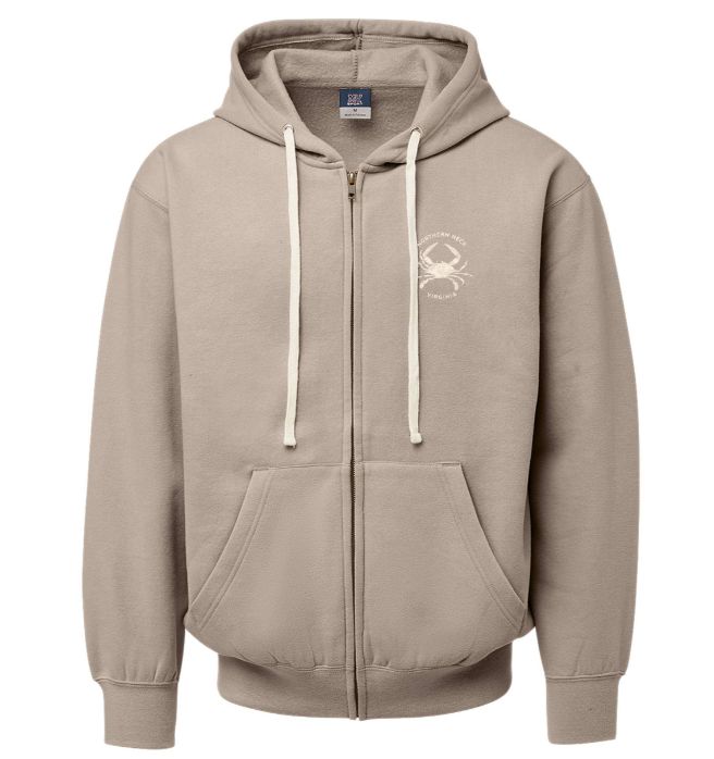 NNK Crab Full Zip Hood Sweatshirt, Color: Atmosphere, Size: Small