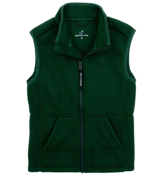 Boy's Blake Vest, Color: Alpine, Size: Yth Small
