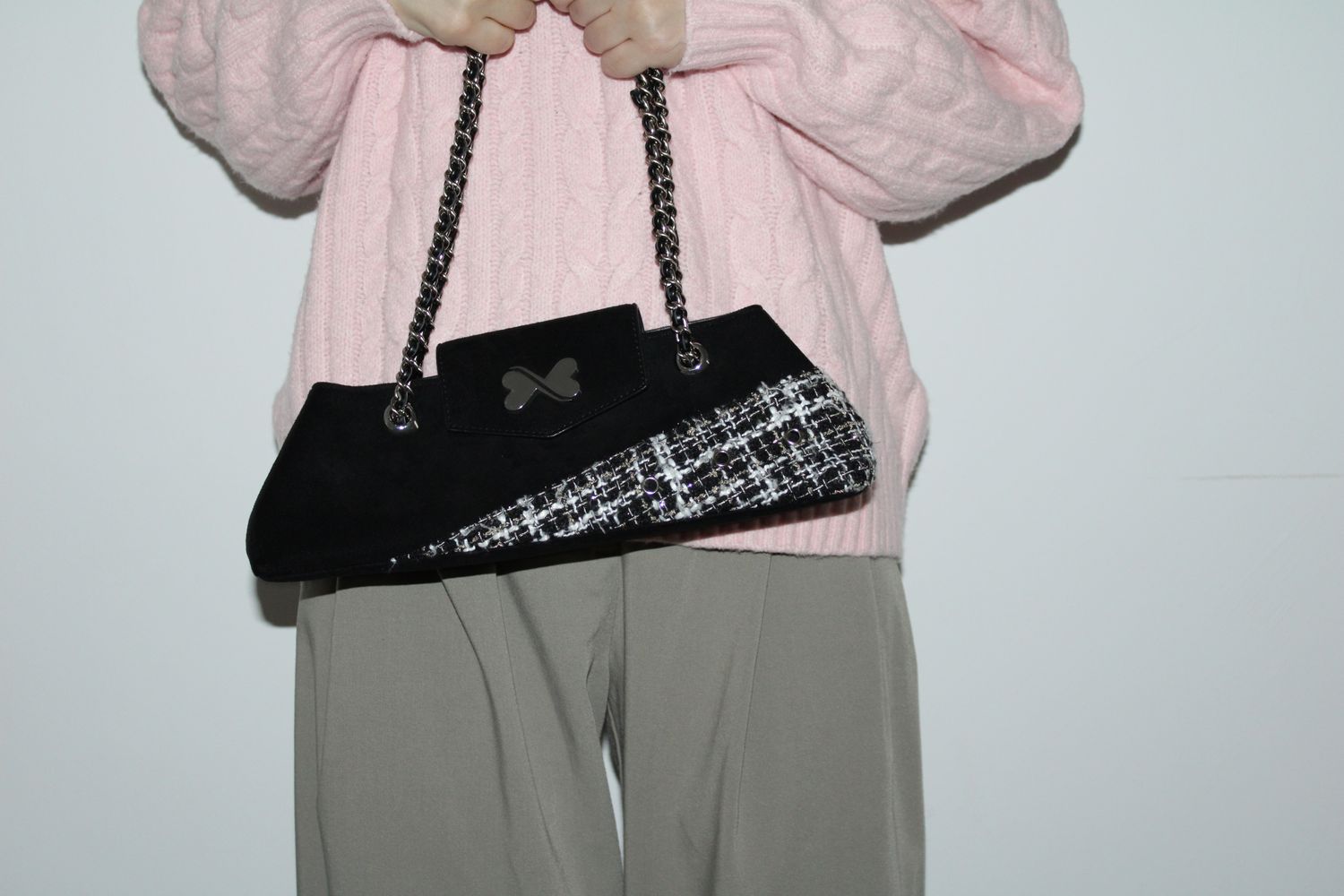 STELLA - BLACK TWEED