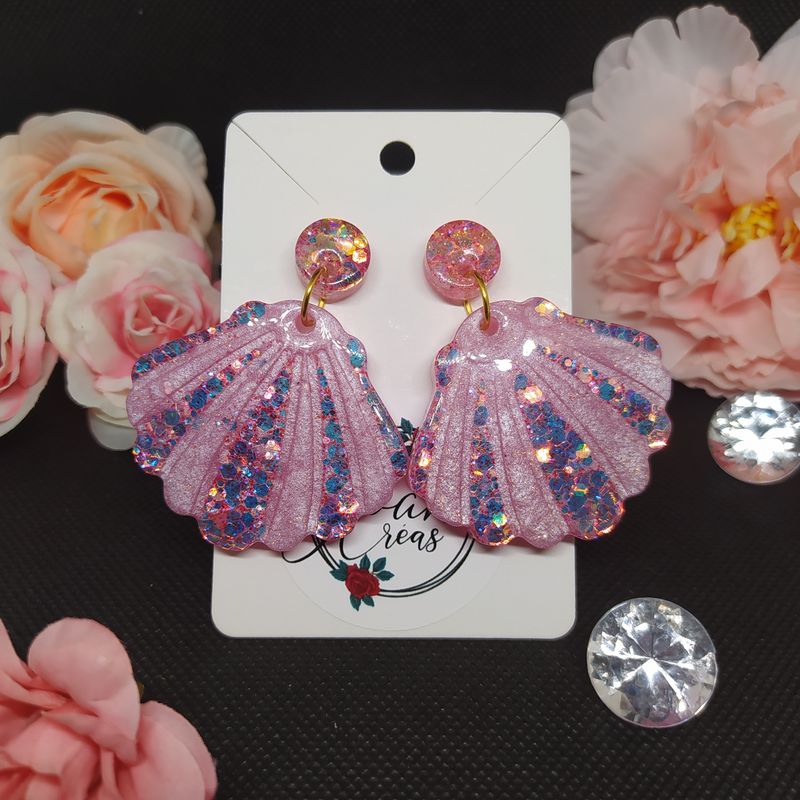 Boucles d'oreilles "Éclat de Coquillage"