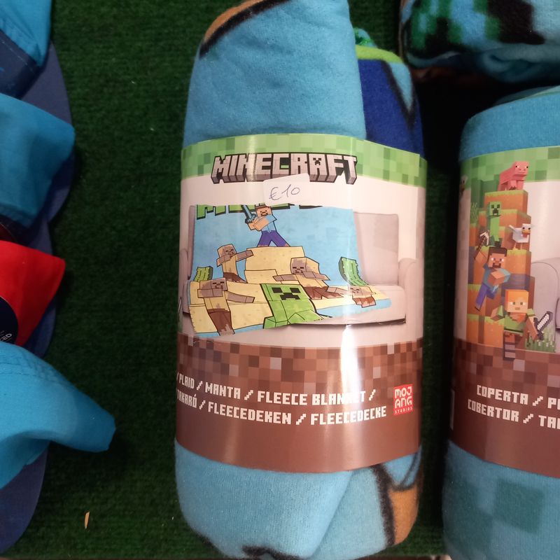 Fleece dekentje minecreaft