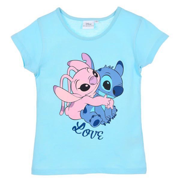 T-shirt stitch blauw