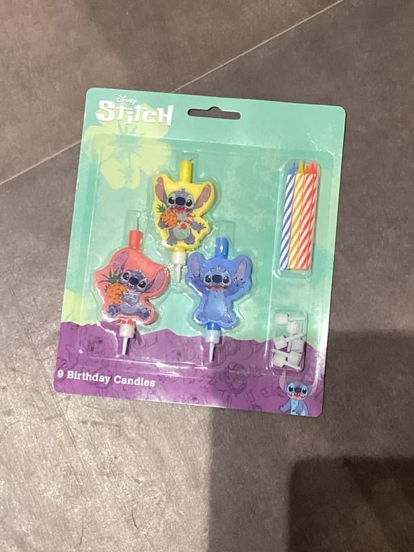 Verjaardag kaarsen stitch