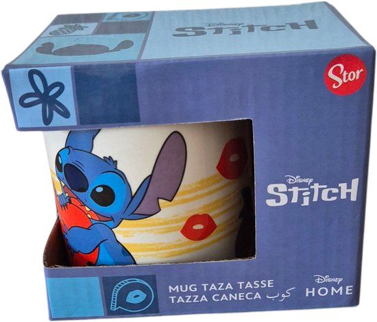 Mok - Stitch &amp; Angel disney 235 ml