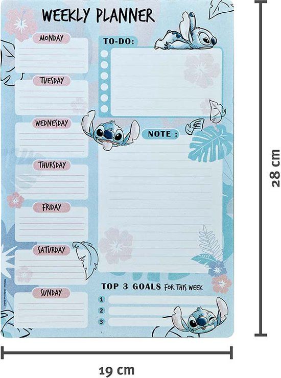 Weekplanner - Stitch