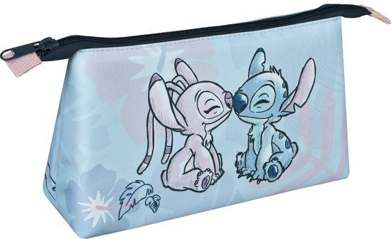 Toilettas – Stitch Lichtblauw