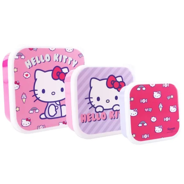 Snackdoosje  3 in 1 - Hallo kitty