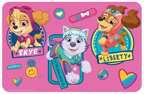 Placemats Paw Patrol - Skye/ Everest/Liberty