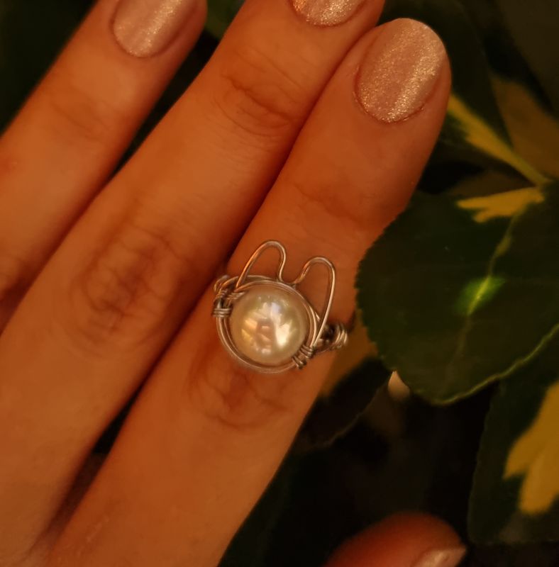 Bunny Pearl Ring