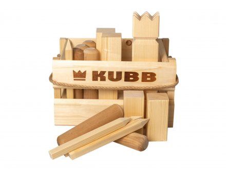 Kubb in houten kist