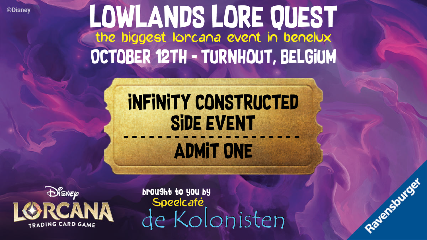 Lowlands Lore Quest infinity event ticket October &#39;25