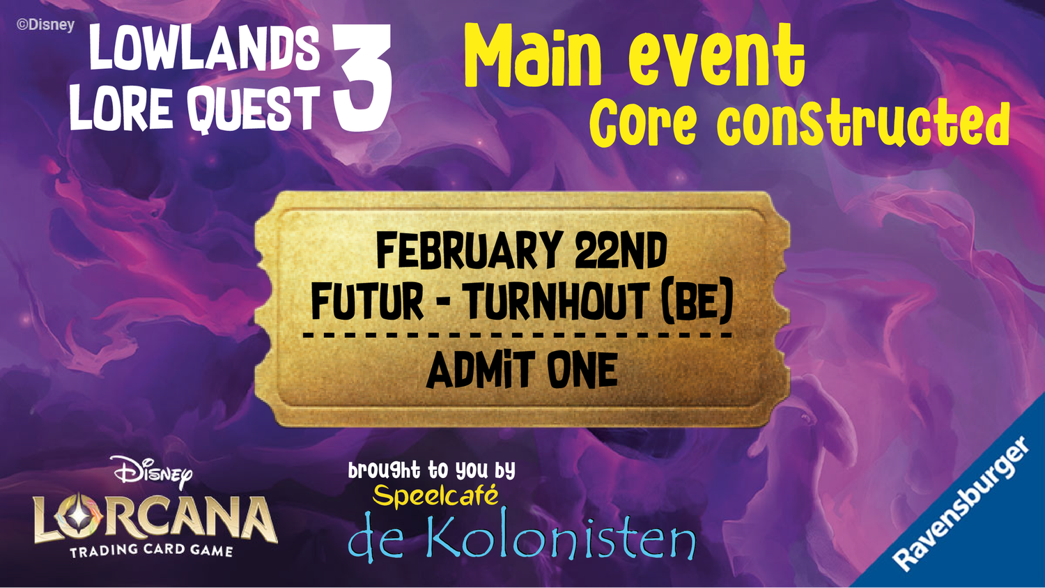 Lowlands Lore Quest main event ticket February '26