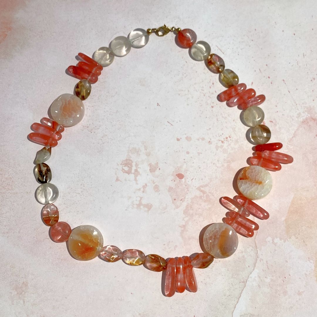 Pink Stone Necklace