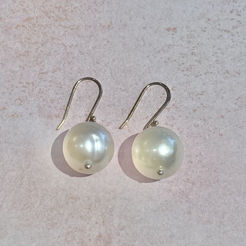 Cultured Pearl Drop Down Earring