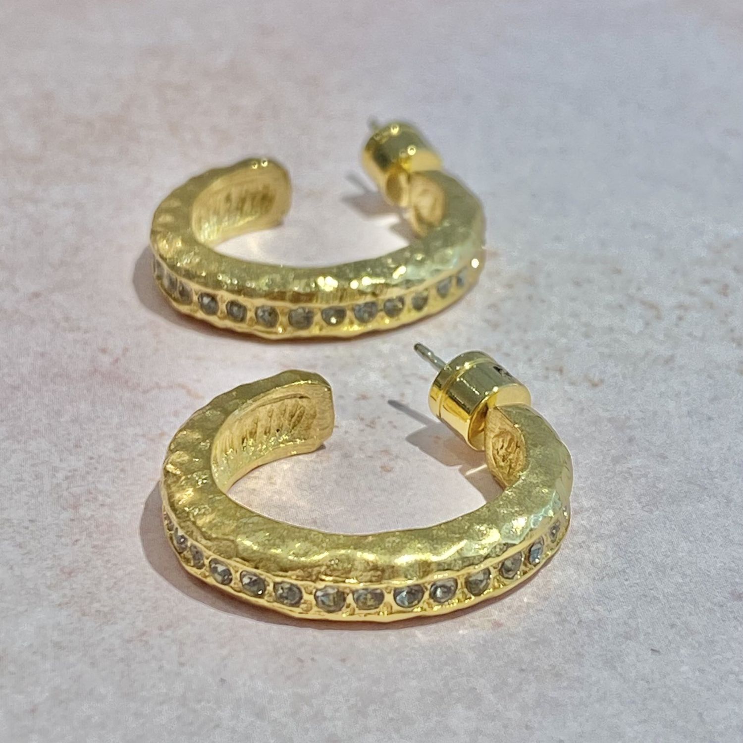 Gold Bastone 1&quot; Hoops