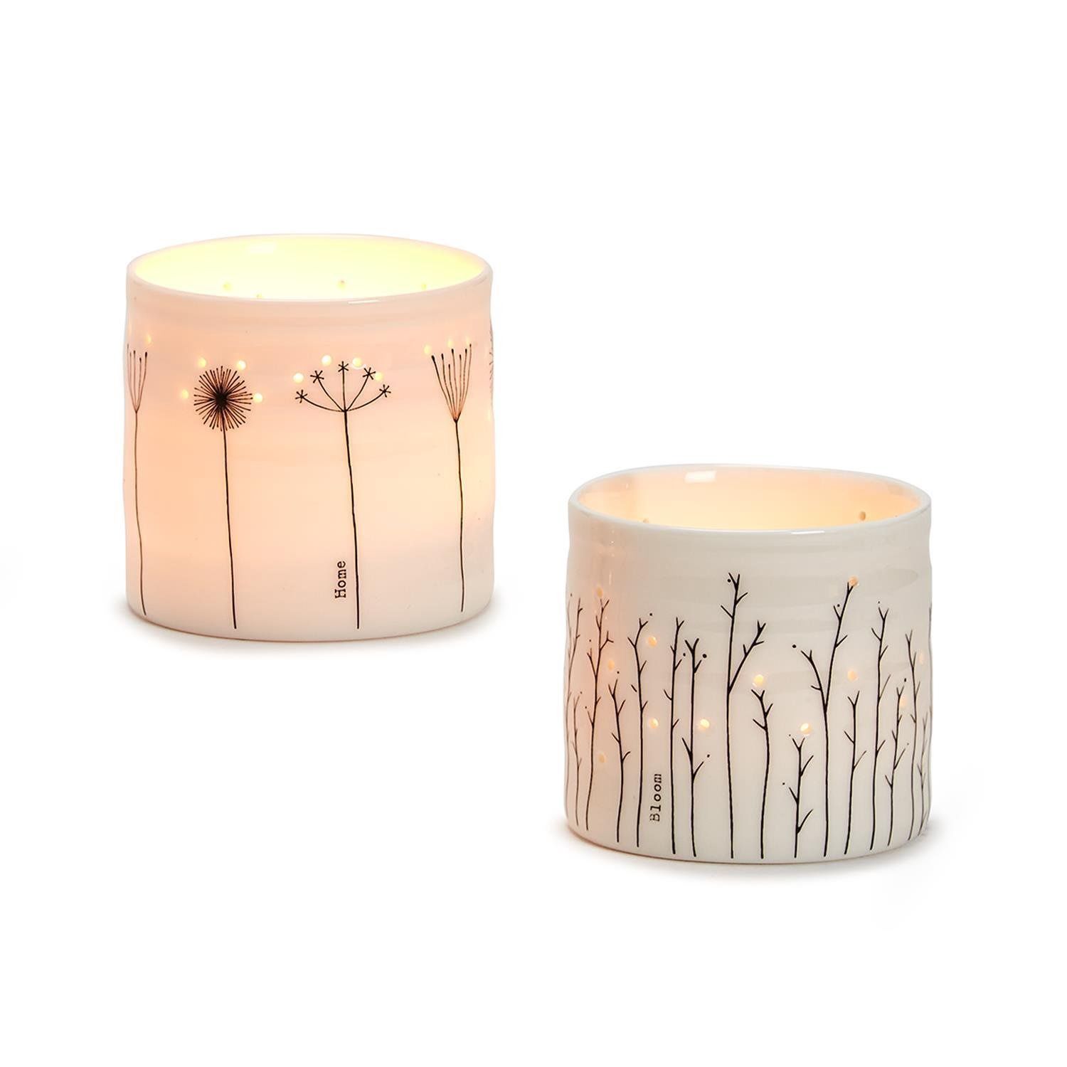 Floral Tea Light Holder