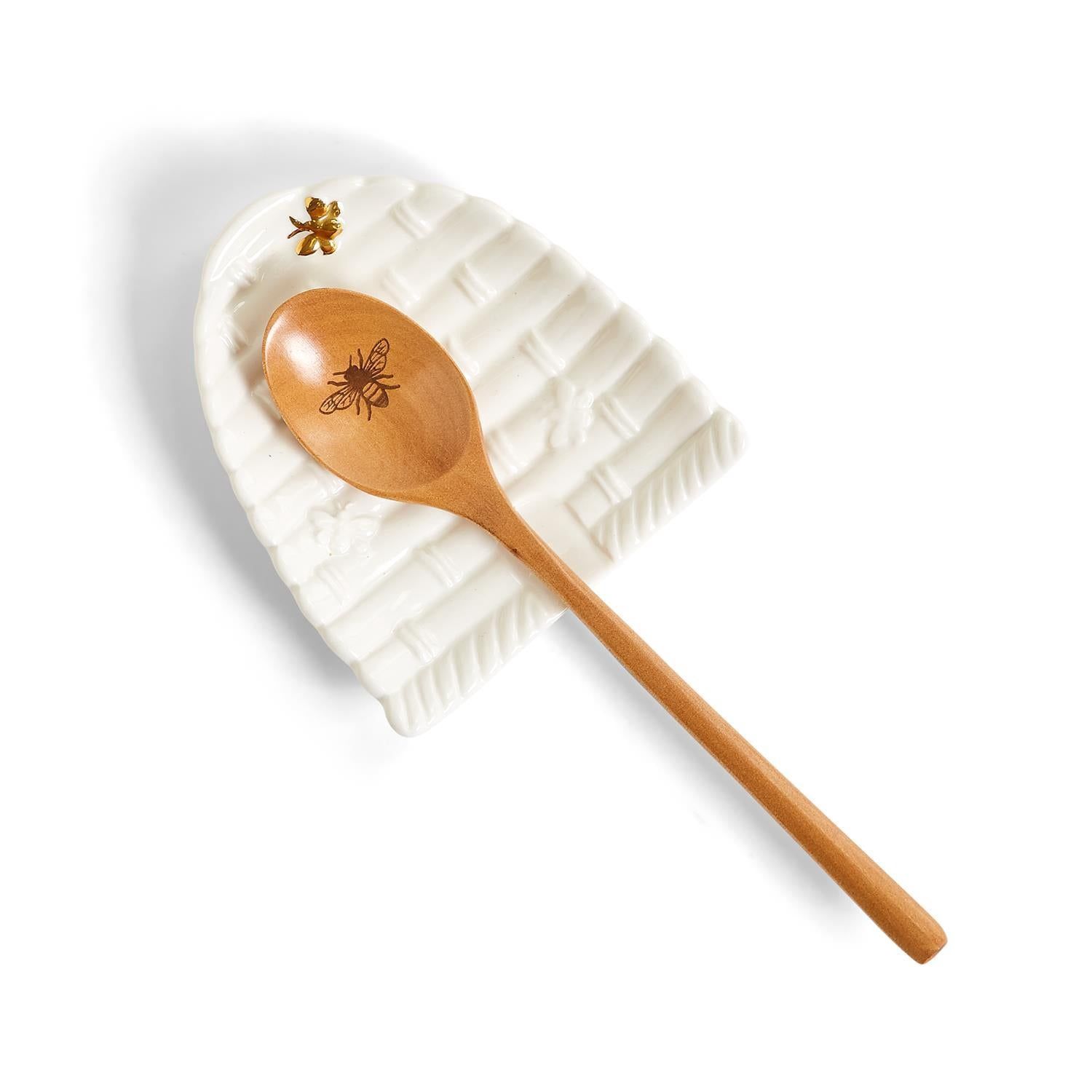 Bee Skep Spoon Rest