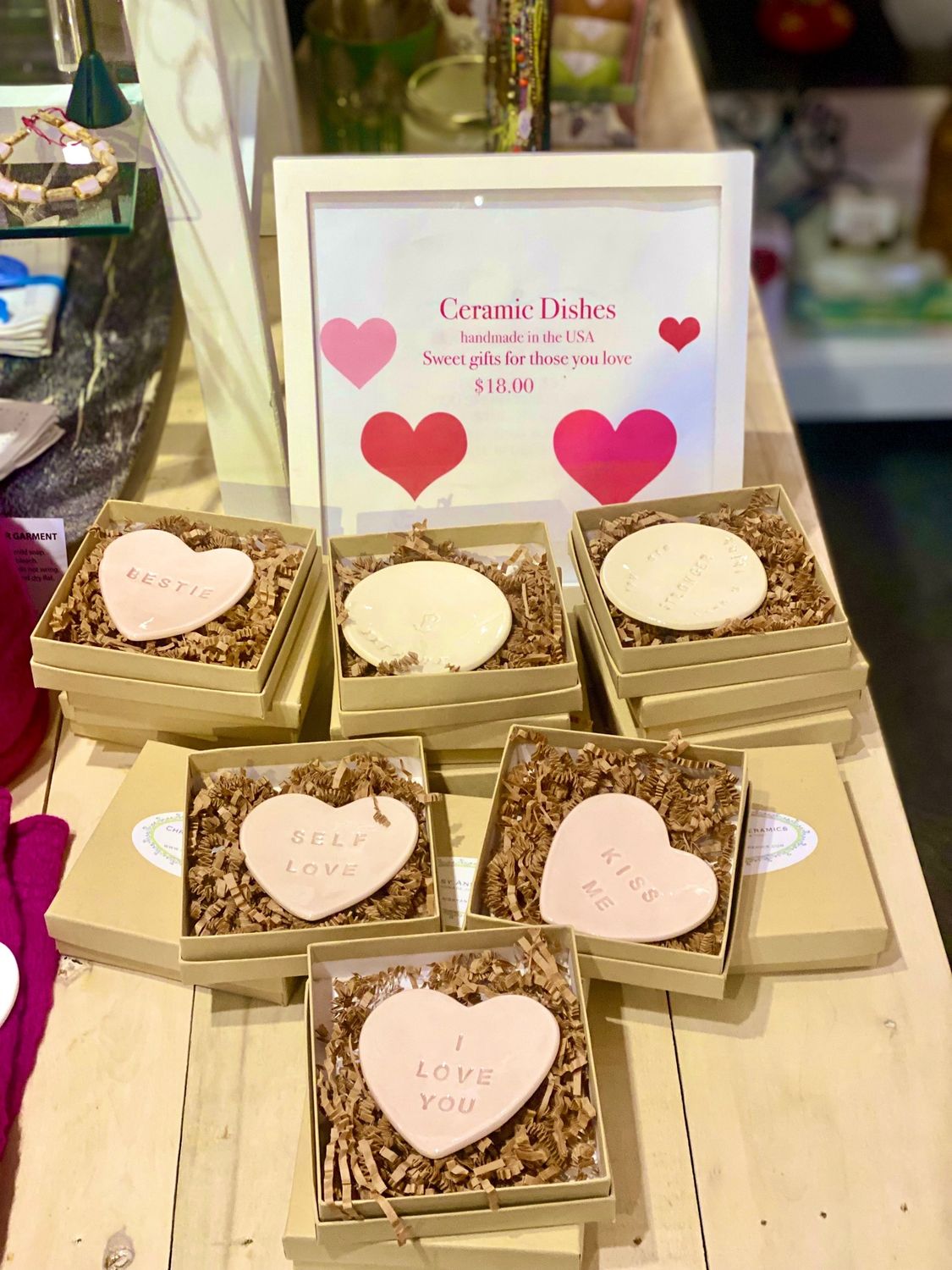 Ceramic Heart DishHandmade in RI