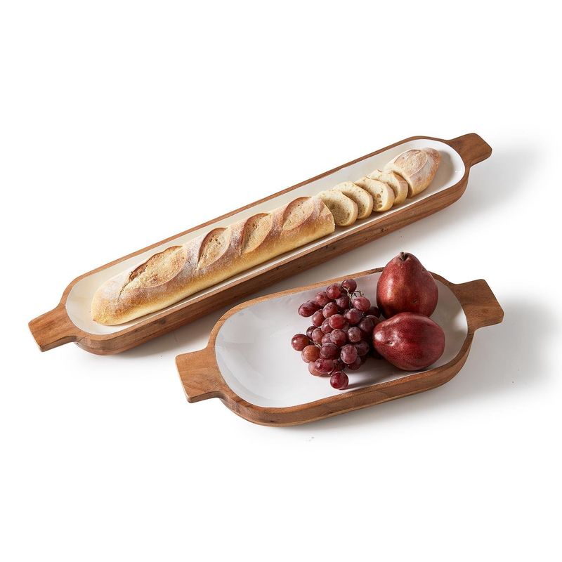 Oblong Tray with Handles