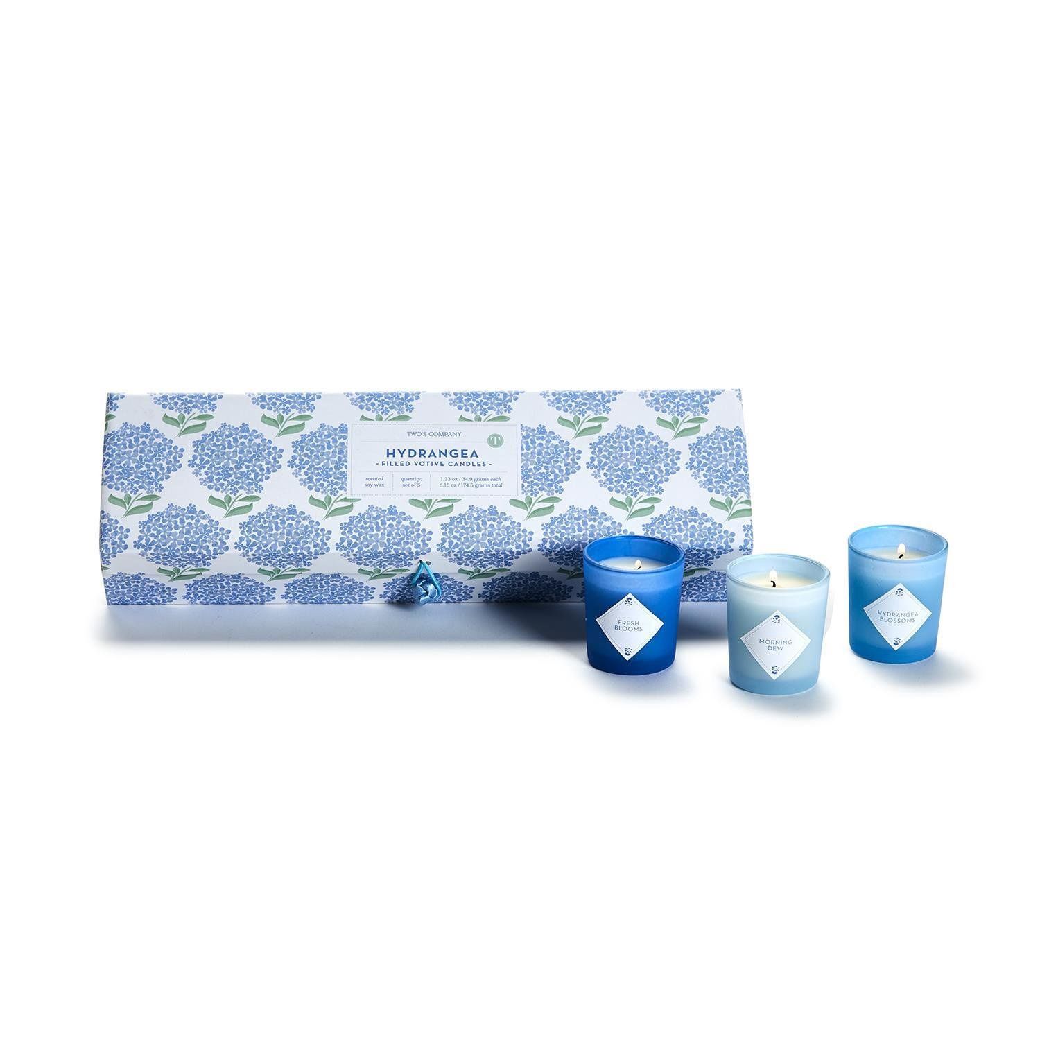 Hydrangea Candle Set