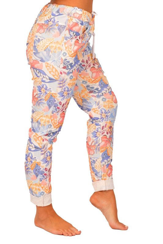 Tropical Print Pant