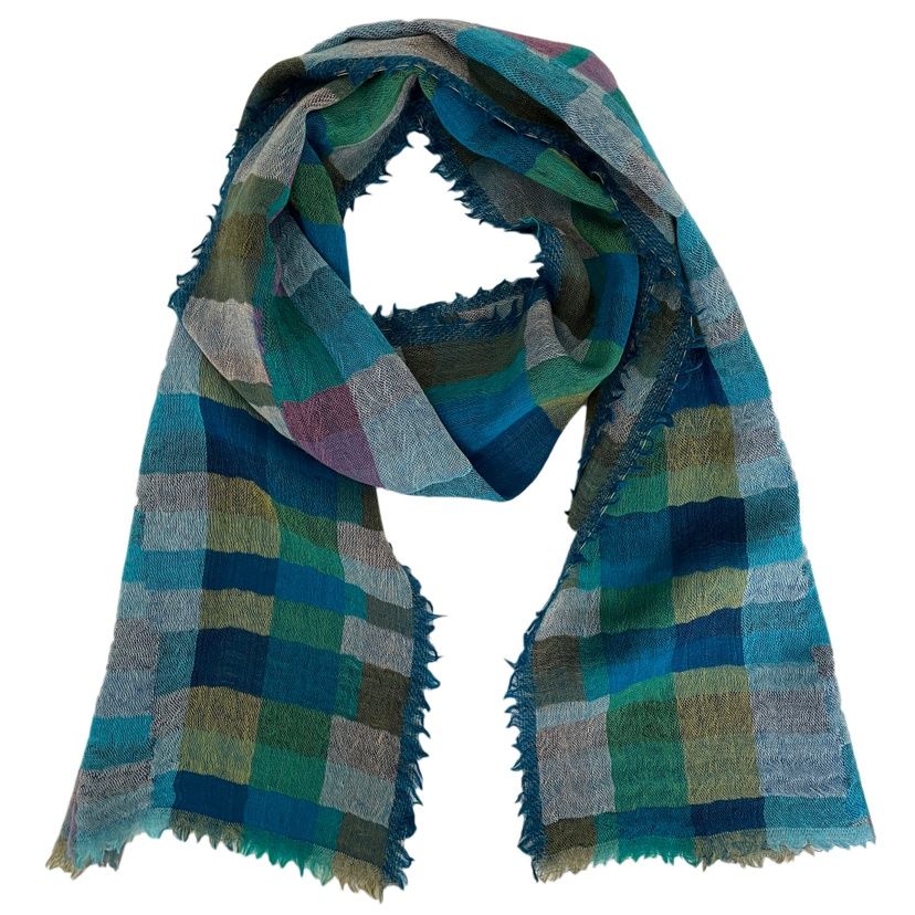 Theo Turquoise  Scarf