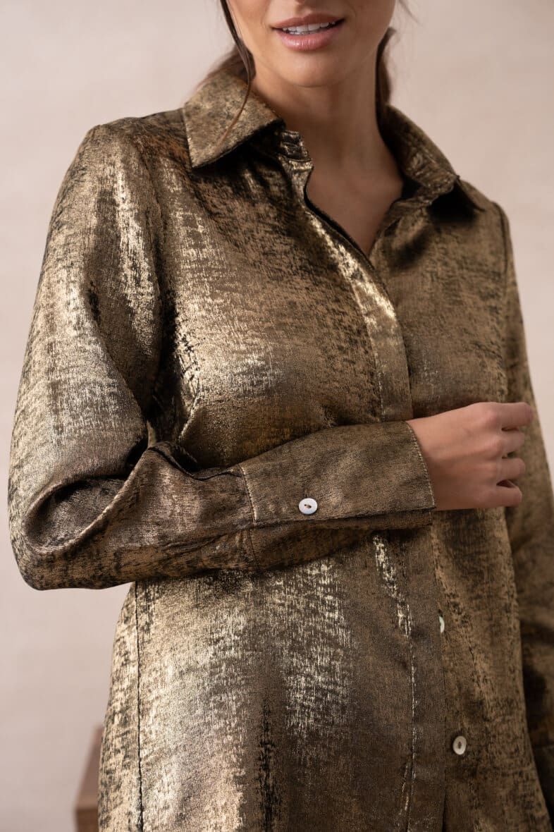 Lea Metallic Shirt