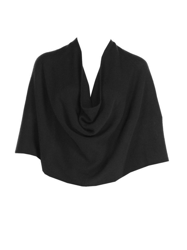 Cashmere Wrap, Color: Black