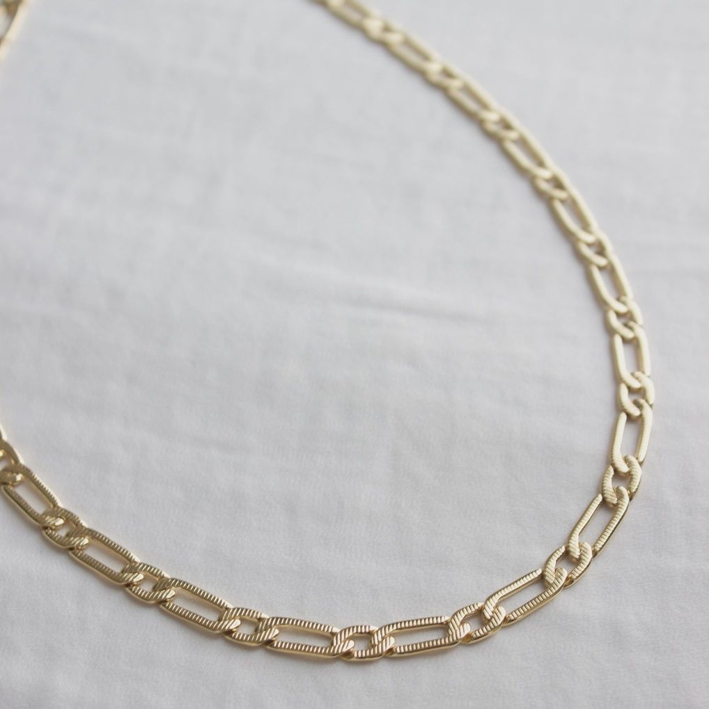 Funky Gold Chain Necklace